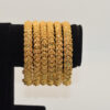 Traditional Kundan Gold Bangles Set with Filigree – 24K Gold Plated