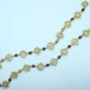 Multicolor Pearl Floral Long Haar Necklace – 24K Gold Plated