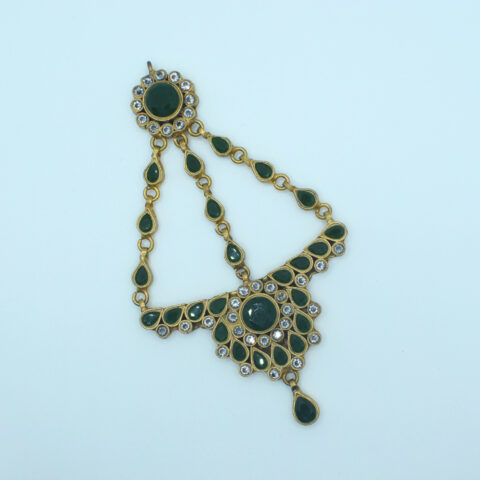 Emerald Zircon Jhumar