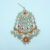 Ruby White Zircon Farshi Kundan Jhumar