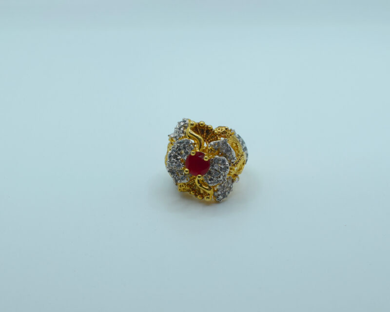 ruby zircon ring