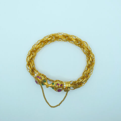 Baldar Openable Karra – 24K Gold Plated with Norattan Colors