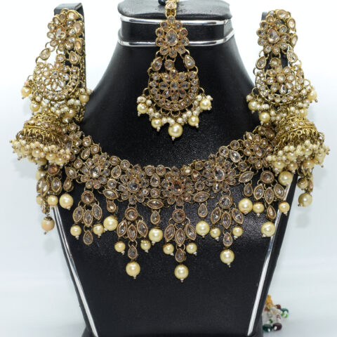 polki kundan bridal set