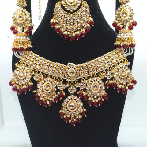 Kundan Polki Necklace Set