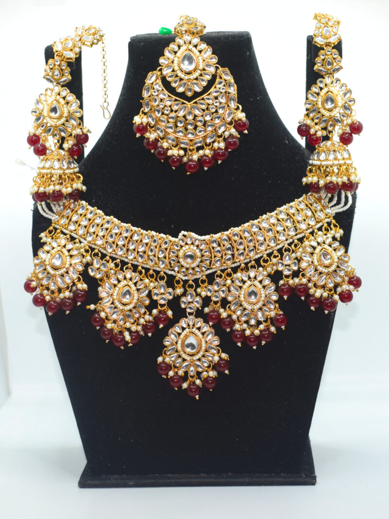 Kundan Polki Necklace Set